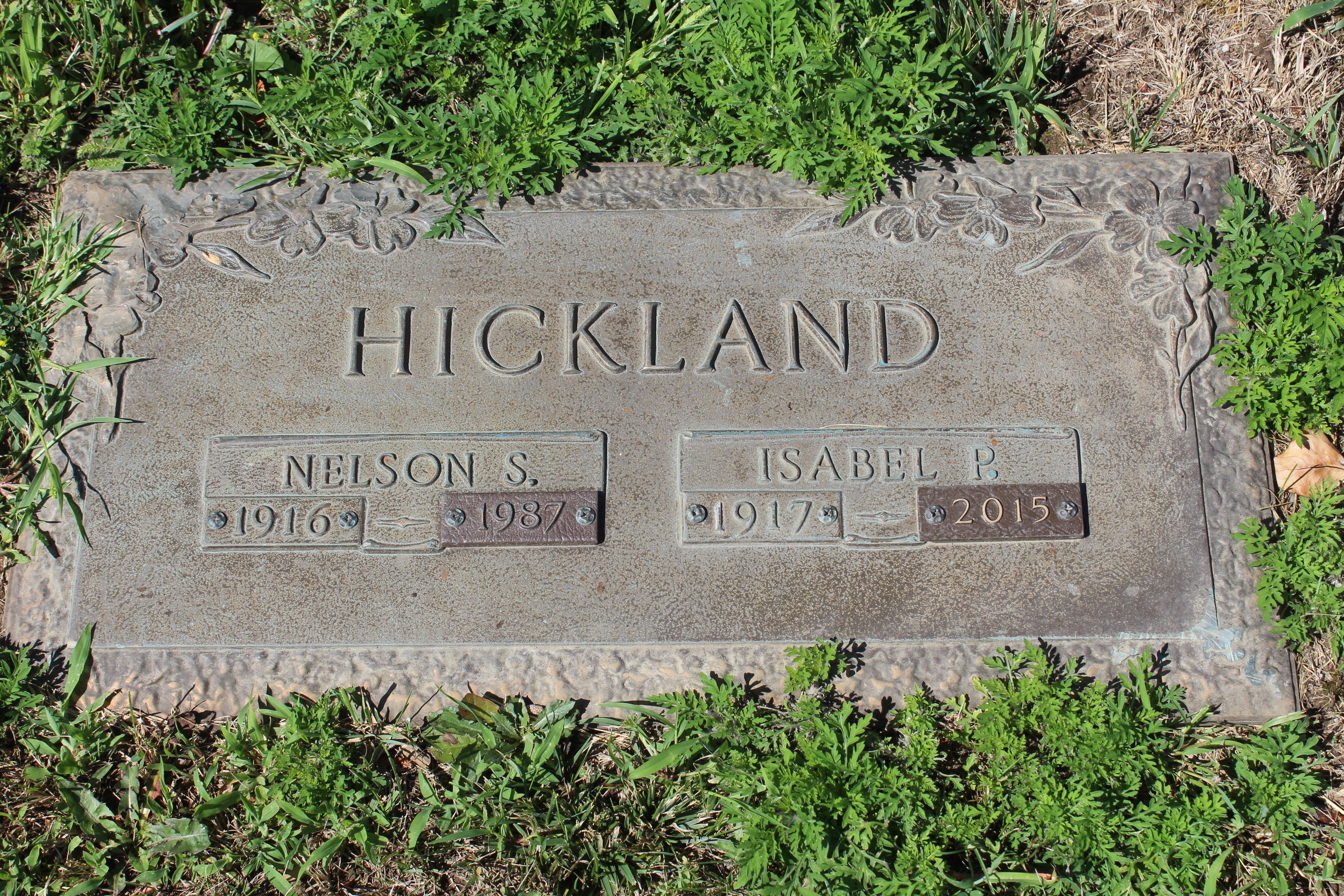 Nelson Hickland and Isabel Hickland